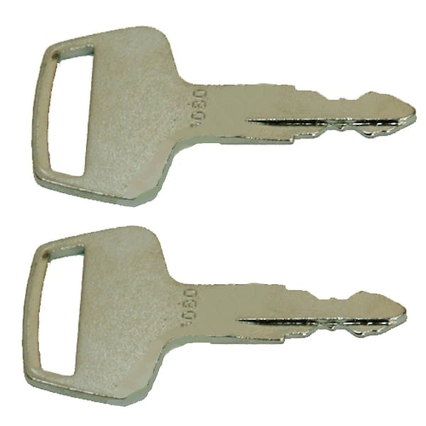 Aic Replacement Parts 5080 Two 2 Keys for IH Fits International Harvester Excavator Models 029 5080 ELI80-0102_x2 - main